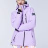 Damen chiemsee Ski- & Funktionsjacken | Skijacke Mit Kapuze Aus Funktionstextil