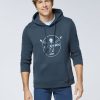 Herren chiemsee Sweatshirts & Sweatjacken | Print-Hoodie Aus Baumwollmix Im Label-Stil