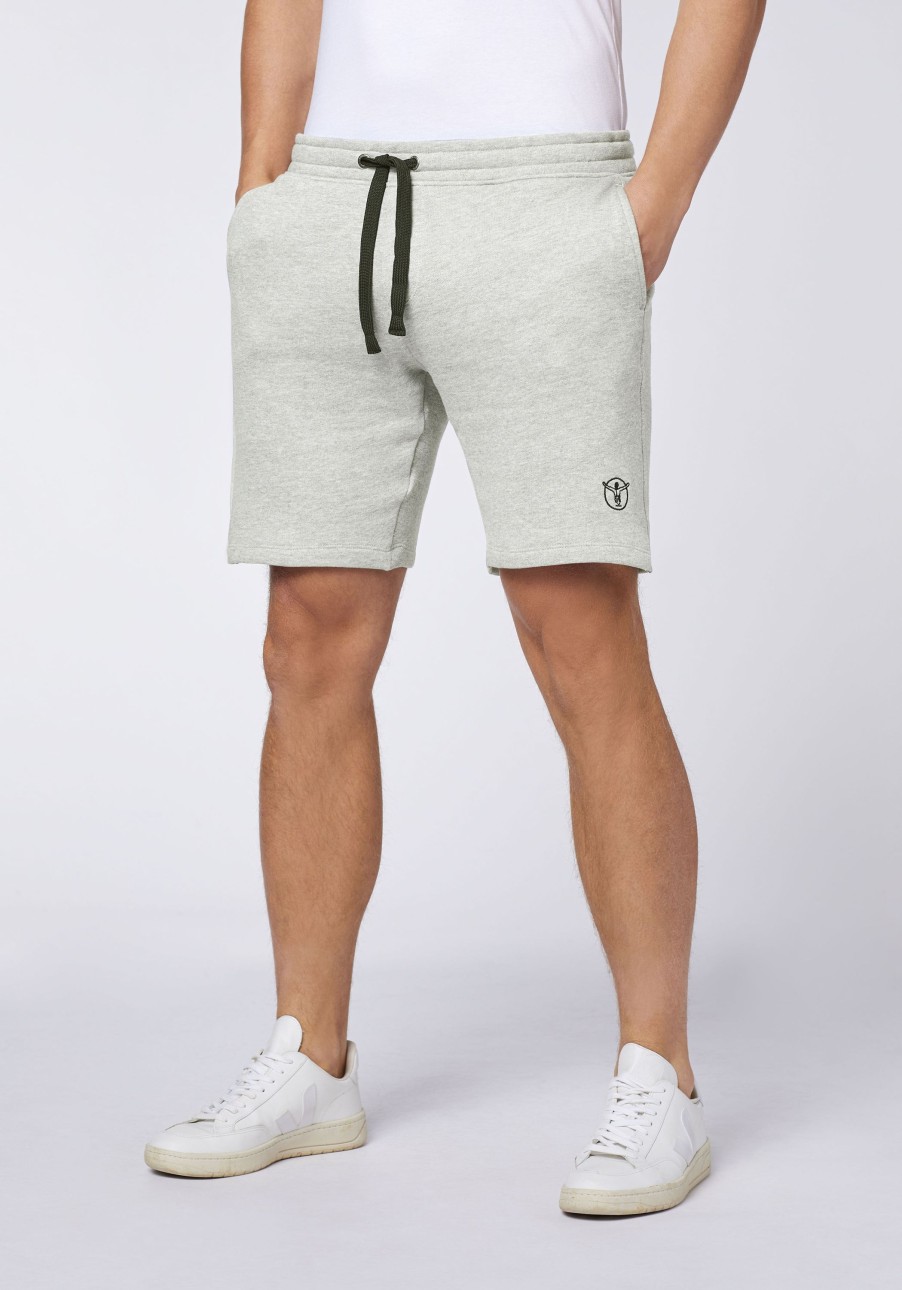 Herren chiemsee Hosen & Shorts | Regular-Fit Bermuda-Shorts Aus Sweat Mit Logo-Akzent