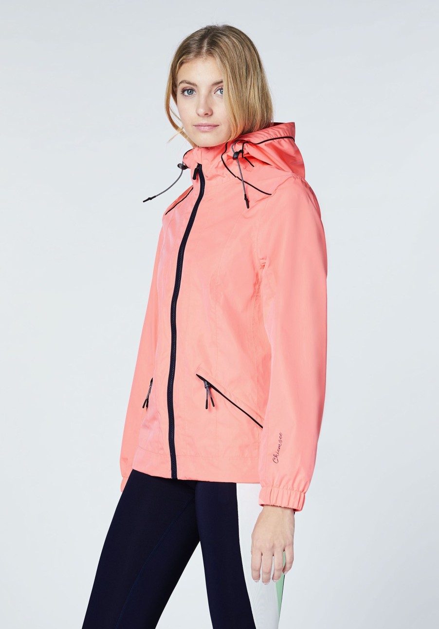 Damen chiemsee Jacken & Westen | Windbreaker In Neonfarbe