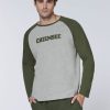 Herren chiemsee T-Shirts & Tanks | Two-Tone-Longsleeve Aus Jersey Mit Struktur-Logo