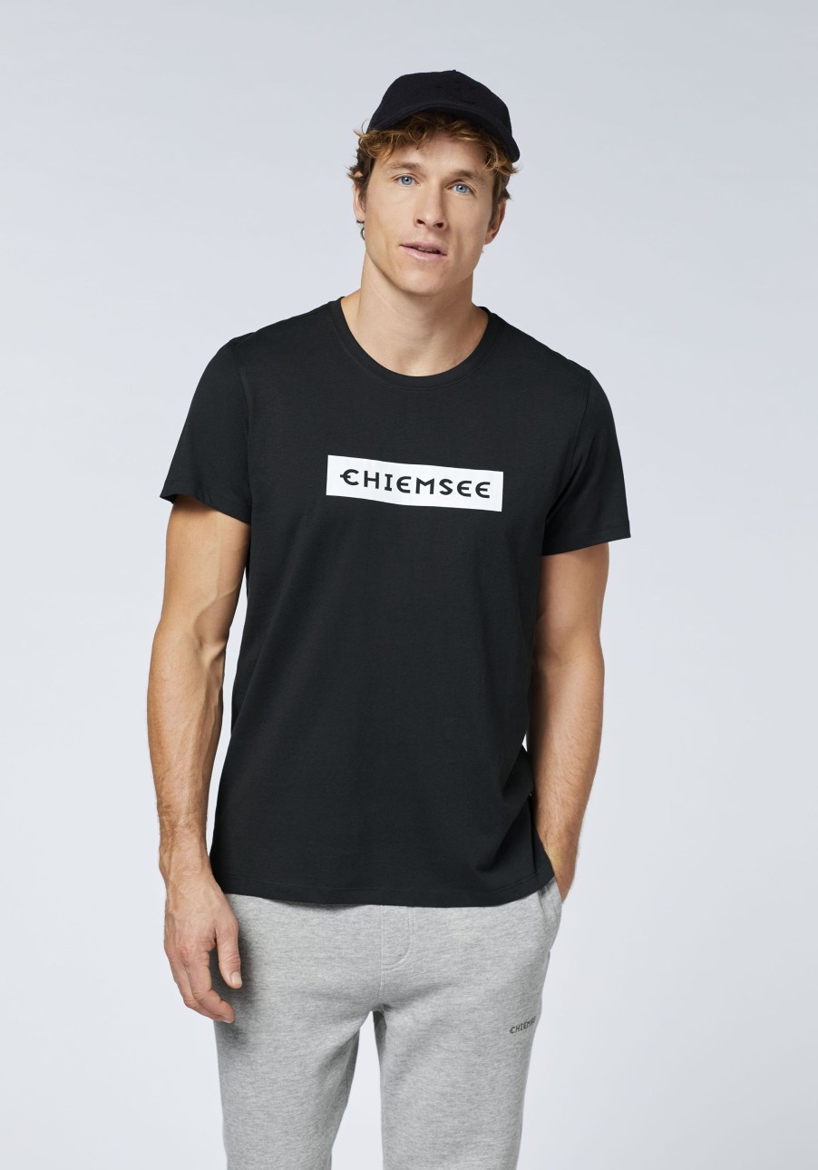 Herren chiemsee T-Shirts & Tanks | Jersey-Shirt Mit Label-Schriftzug