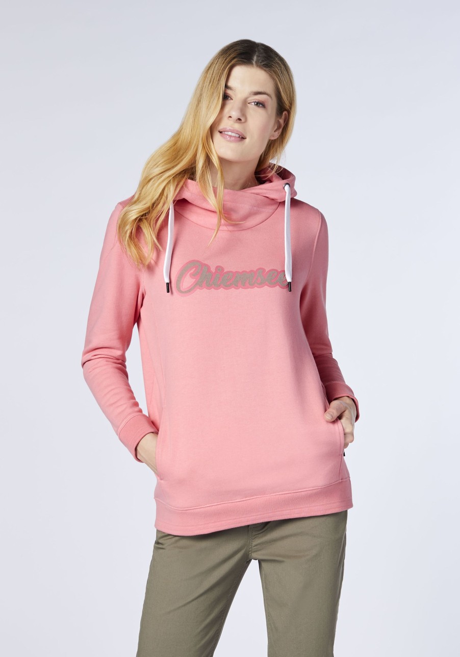 Damen chiemsee Sweatshirts & Sweatjacken | Logo-Hoodie Aus Baumwollmix