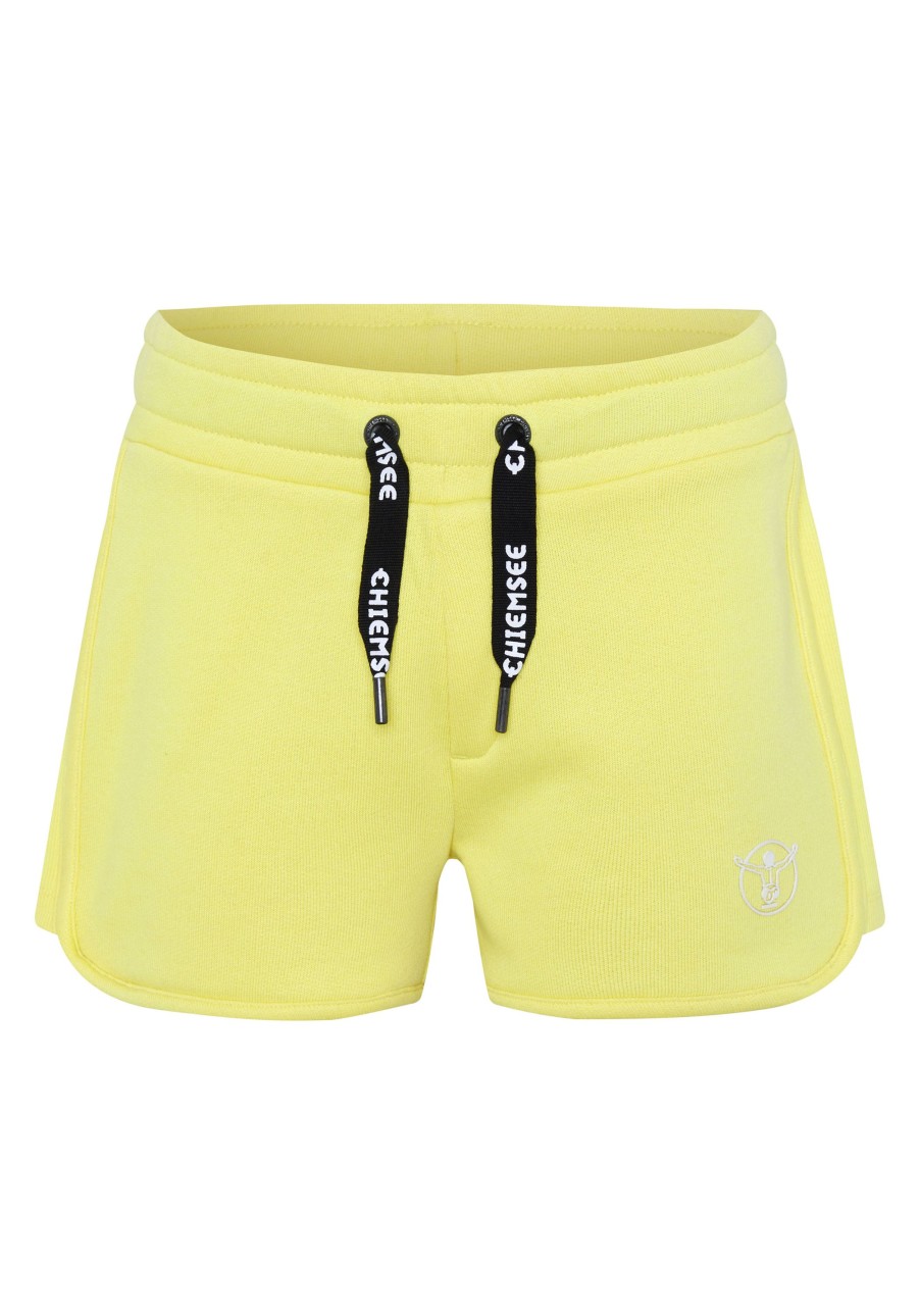 Kinder chiemsee Hosen & Shorts | Regular-Fit Madchen-Shorts Aus Baumwollmix Mit Label-Details