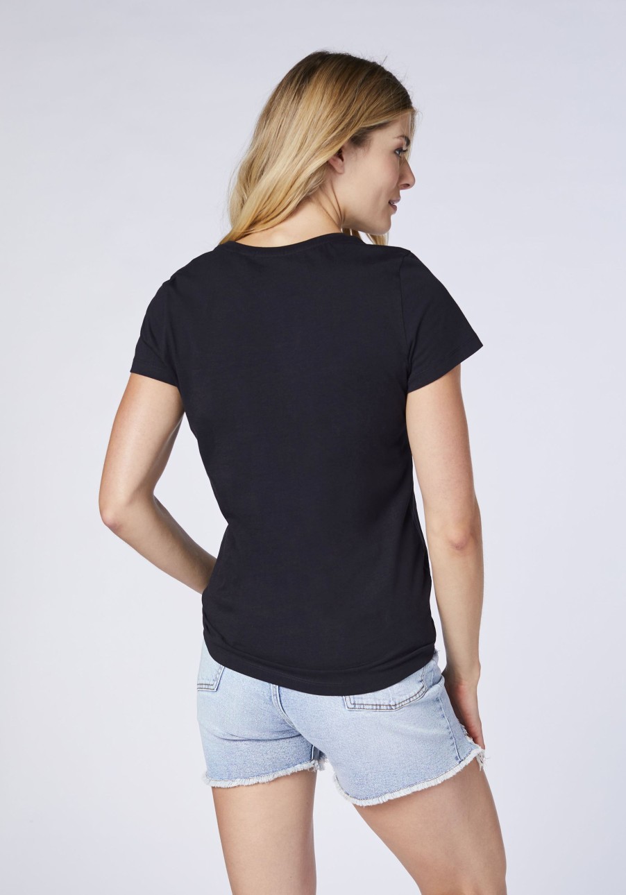 Damen chiemsee T-Shirts & Tops | T-Shirt Aus Jersey Mit Frontprint