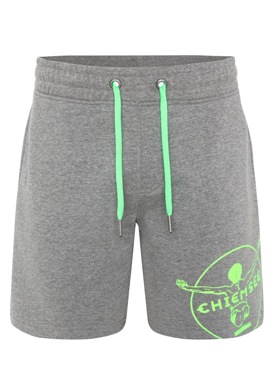 Kinder chiemsee Hosen & Shorts | Regular-Fit Jungen-Shorts Aus Sweat Mit Labelprint