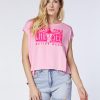 Damen chiemsee T-Shirts & Tops | T-Shirt Aus Viskose-Elasthanmix Mit Labelprint