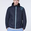 Herren chiemsee Ski- & Funktionsjacken | Funktionale Regenjacke Mit Kapuze Und Jumper-Motiv