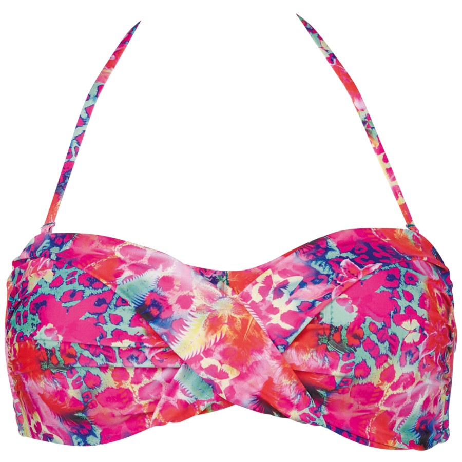 Damen chiemsee Bikinis | Bikini Top Im Farbenfrohen Leoprint Mix & Match