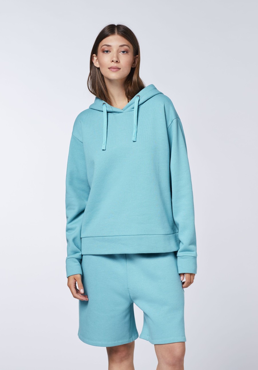 Damen chiemsee Sweatshirts & Sweatjacken | Comfort-Fit Hoodie In O-Shape Mit Label-Kapuze