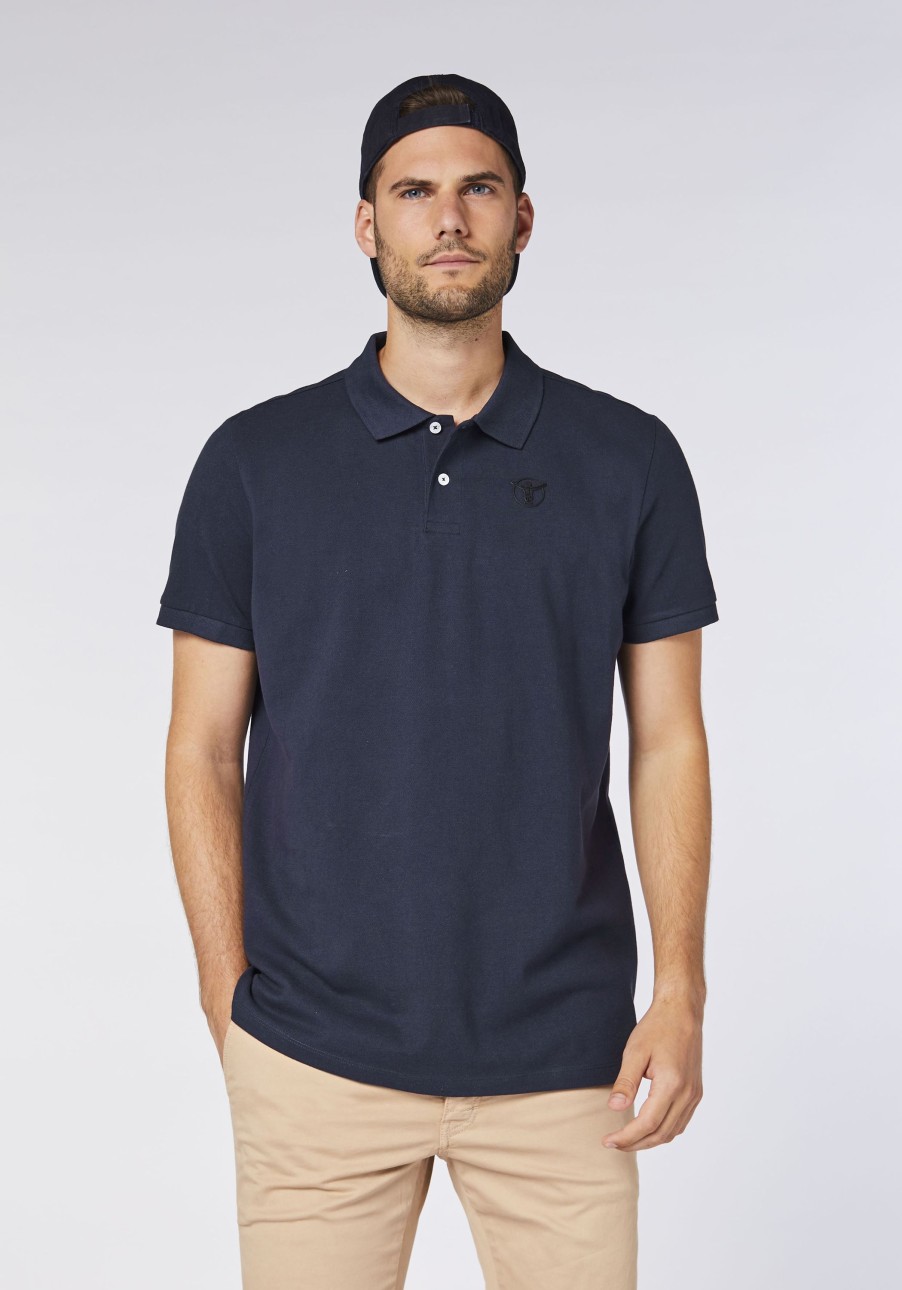 Herren chiemsee Poloshirts & Hemden | Regular-Fit Poloshirt Aus Baumwollpique Mit Logo