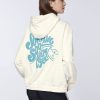 Damen chiemsee Sweatshirts & Sweatjacken | Boxy Hoodie Aus Baumwollmix Mit Print Und Zipper