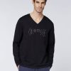 Herren chiemsee T-Shirts & Tanks | Logo-Longsleeve Mit V-Neck Aus Jersey