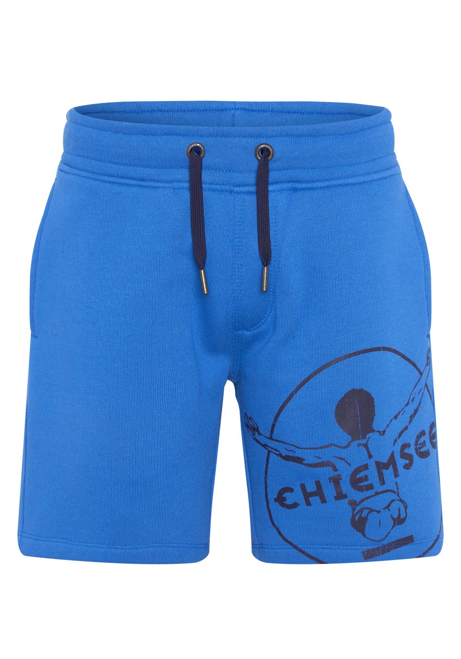 Kinder chiemsee Hosen & Shorts | Regular-Fit Jungen-Shorts Aus Sweat Mit Labelprint