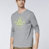 Herren chiemsee T-Shirts & Tanks | Longsleeve Aus Jersey Im Label-Look