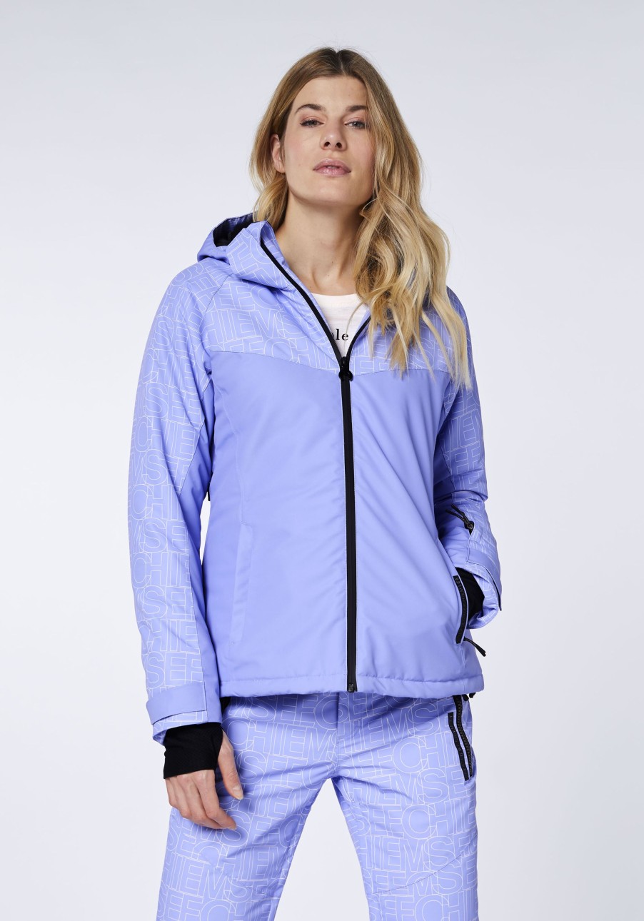 Damen chiemsee Ski- & Funktionsjacken | Wasserdichte Skijacke Mit Stylishem Muster