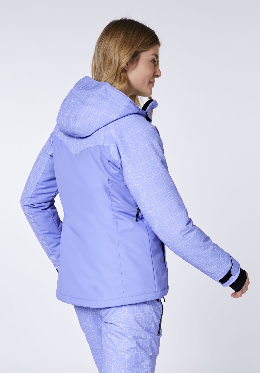 Damen chiemsee Ski- & Funktionsjacken | Wasserdichte Skijacke Mit Stylishem Muster