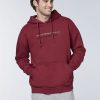 Herren chiemsee Sweatshirts & Sweatjacken | Hoodie Aus Baumwollmix Mit Gestreiftem Labelprint