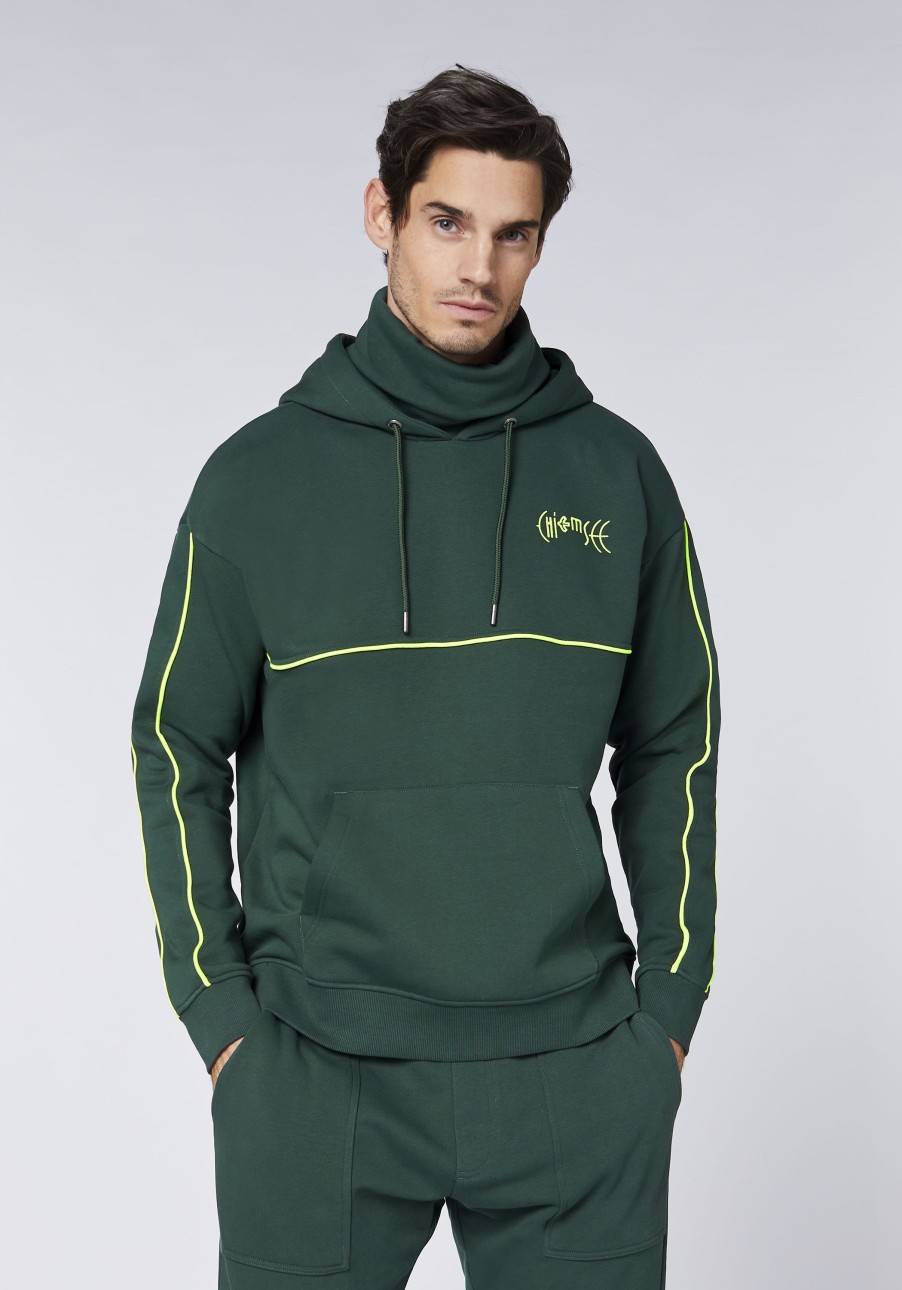 Herren chiemsee Sweatshirts & Sweatjacken | Hoodie Mit Kragen Und Kapuze