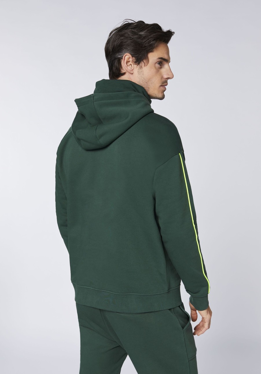 Herren chiemsee Sweatshirts & Sweatjacken | Hoodie Mit Kragen Und Kapuze