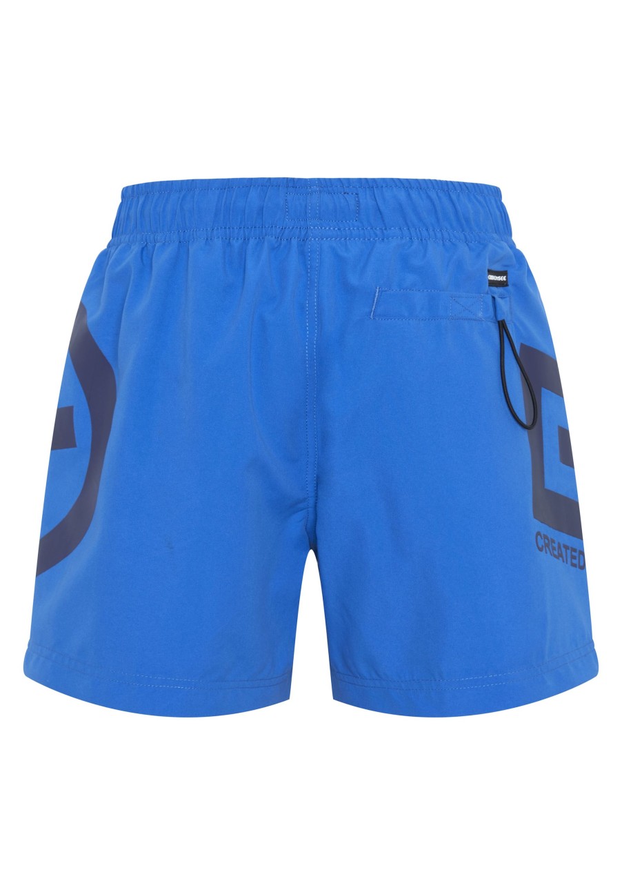 Kinder chiemsee Badeshorts | Jungen-Badeshorts Im Plus-Minus-Design