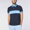 Herren chiemsee Poloshirts & Hemden | Regular-Fit Poloshirt Aus Baumwolle Mit Logo-Blockstreifen