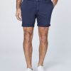 Herren chiemsee Hosen & Shorts | Bermuda-Shorts Aus Elastischem Baumwollmix