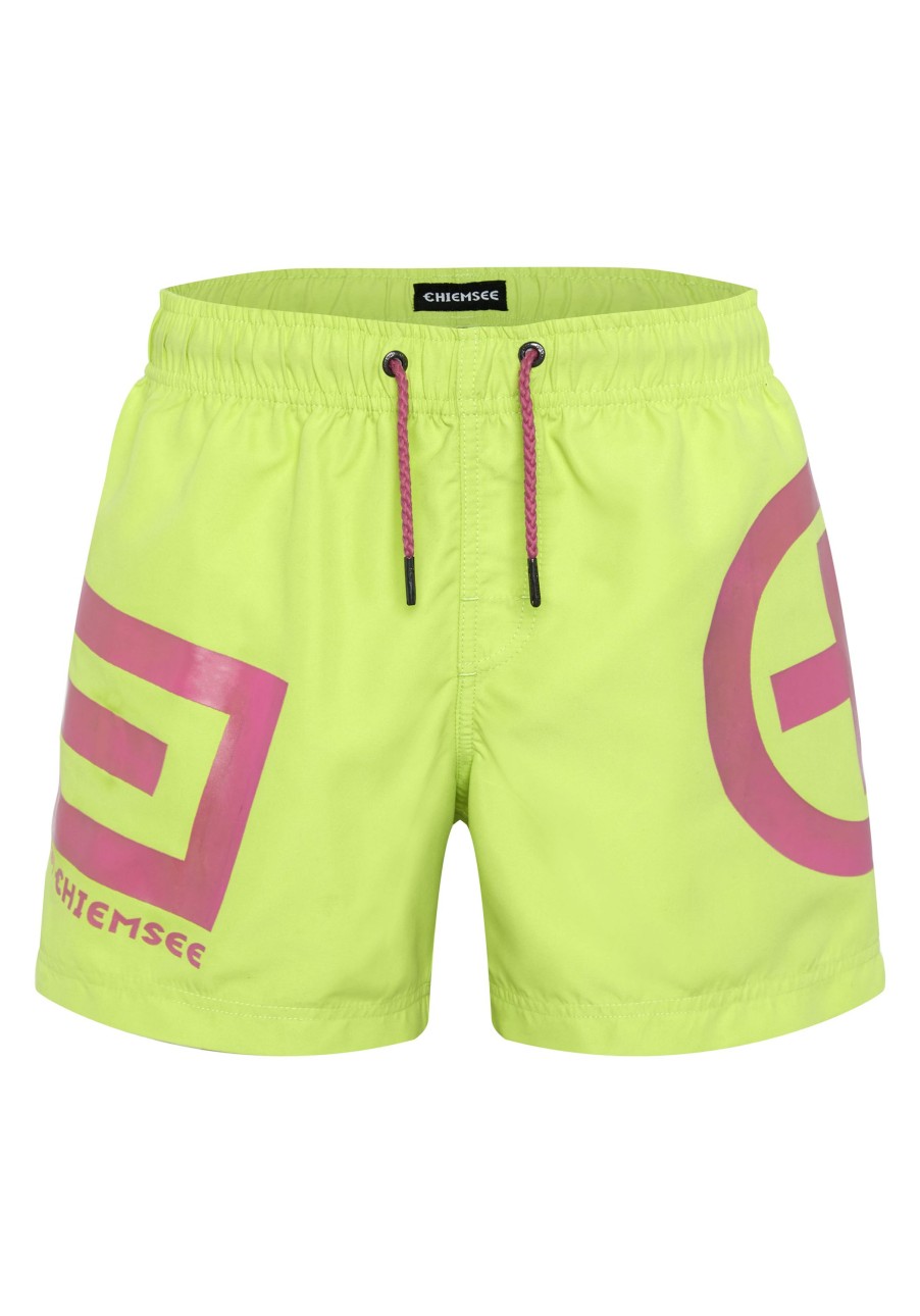 Kinder chiemsee Badeshorts | Jungen-Badeshorts Im Plus-Minus-Design