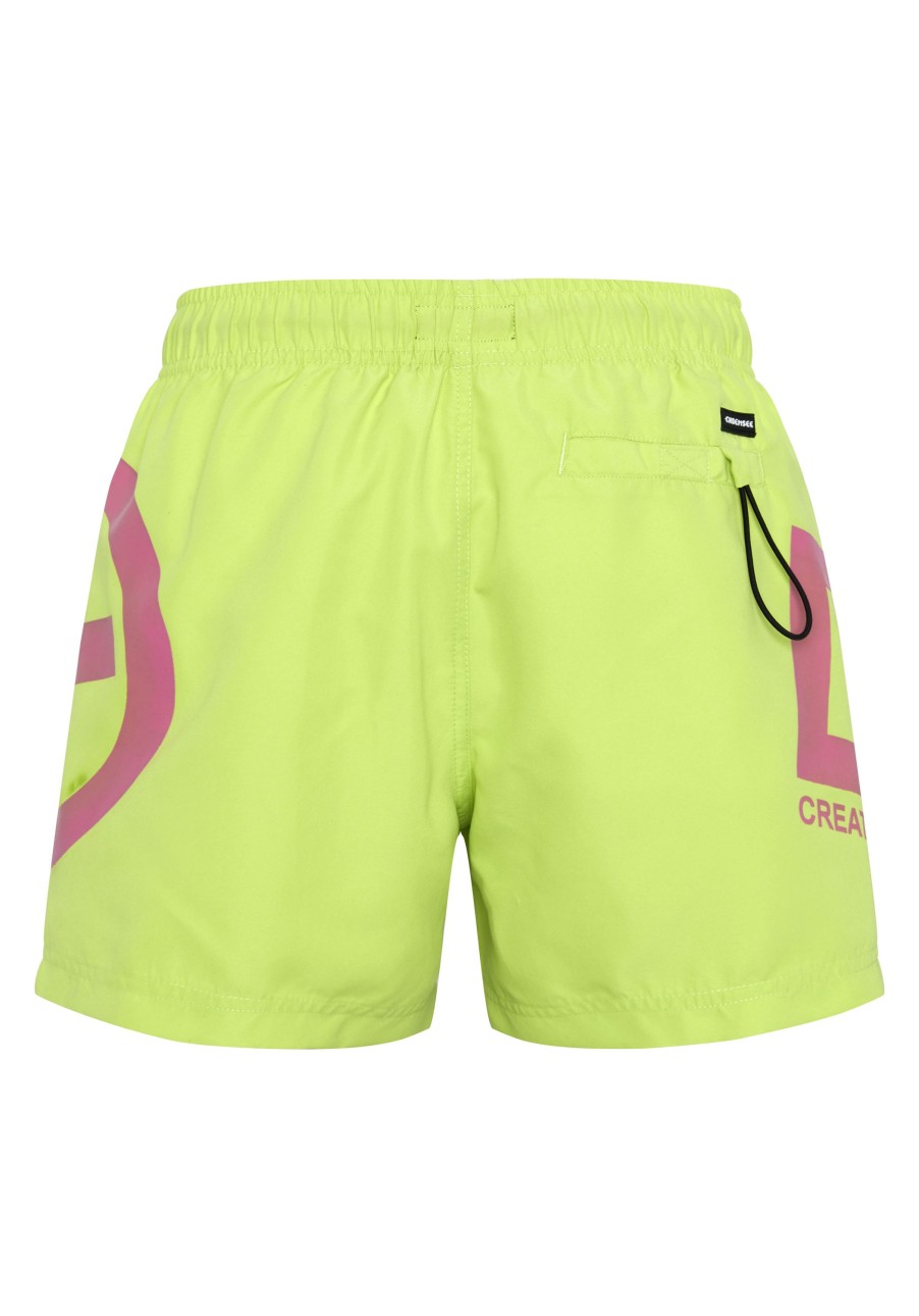 Kinder chiemsee Badeshorts | Jungen-Badeshorts Im Plus-Minus-Design