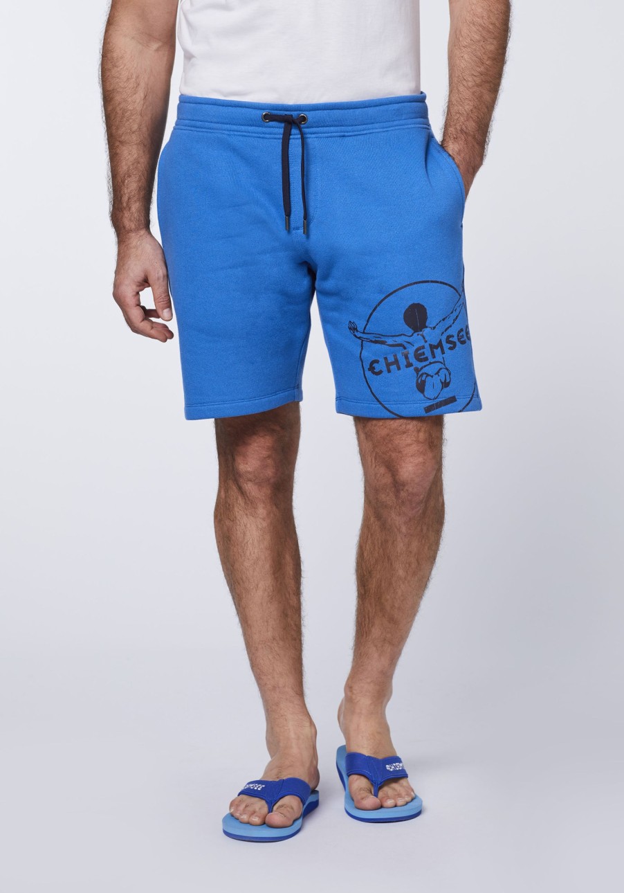 Herren chiemsee Hosen & Shorts | Regular-Fit Bermuda-Shorts Aus Baumwollmix Im Label-Look