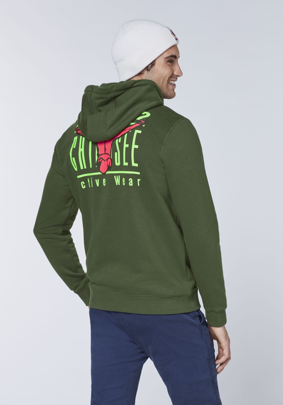 Herren chiemsee Sweatshirts & Sweatjacken | Sweatjacke Mit Kapuze Und Ruckenprint