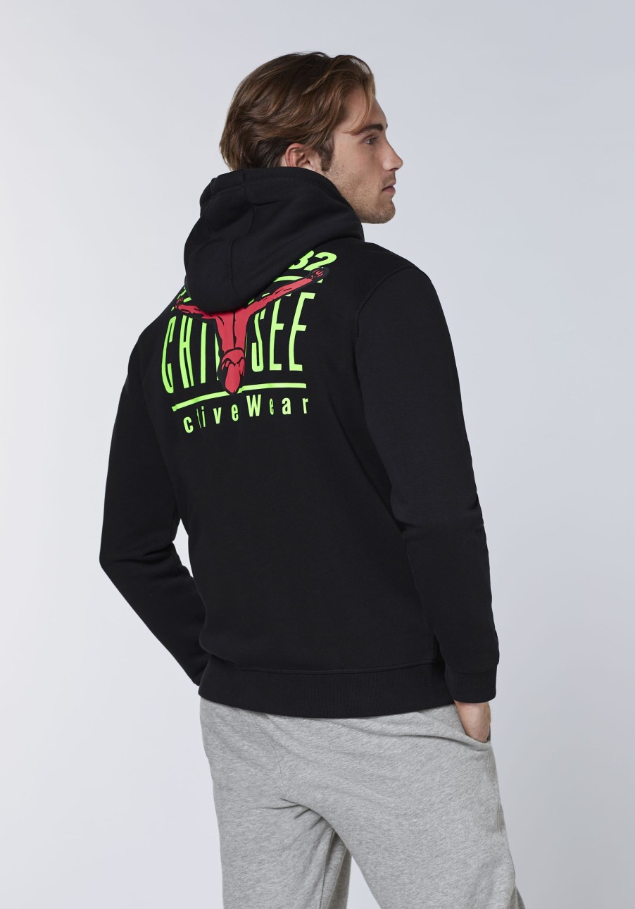 Herren chiemsee Sweatshirts & Sweatjacken | Sweatjacke Mit Kapuze Und Ruckenprint