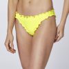 Damen chiemsee Bikinis | Mix & Match Bikinihose, Unifarben Mit Ruschendetails