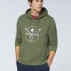 Herren chiemsee Sweatshirts & Sweatjacken | Print-Hoodie Aus Baumwollmix Im Label-Stil