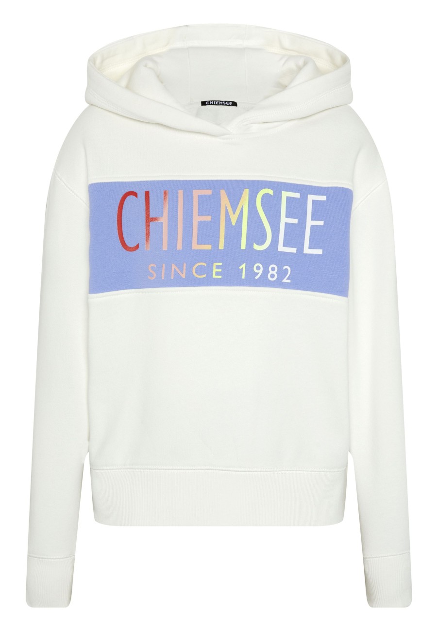 Kinder chiemsee Sweatshirts & Sweatjacken | Madchen-Hoodie Mit Label-Schriftzug Im Farbverlauf