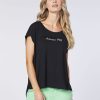 Damen chiemsee T-Shirts & Tops | Boxy Loose-Fit T-Shirt Mit Label-Frontprint