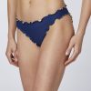 Damen chiemsee Bikinis | Mix & Match Bikinihose, Unifarben Mit Ruschendetails