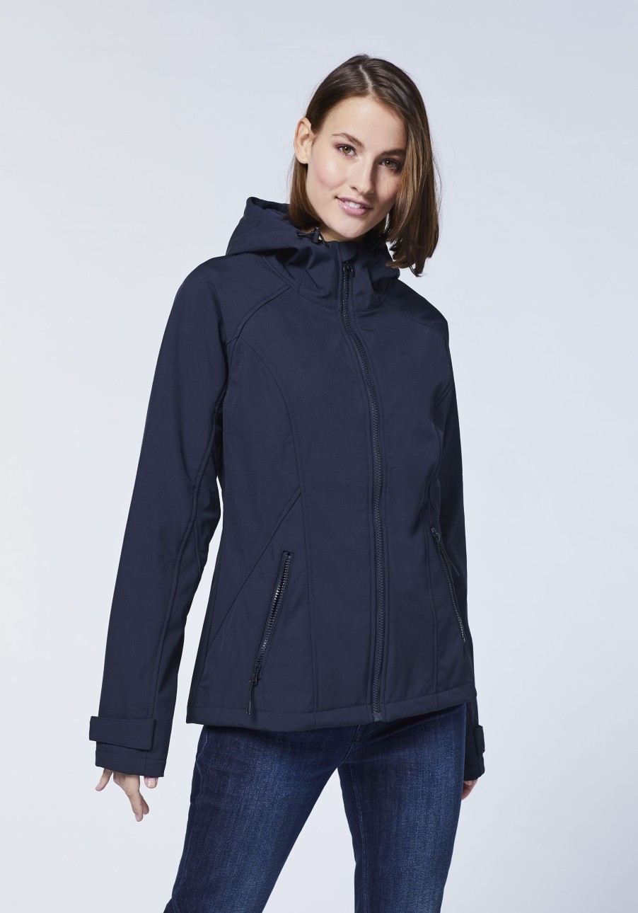 Damen chiemsee Ski- & Funktionsjacken | Funktionsjacke Im Einfarbigen Look