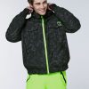 Herren chiemsee Ski- & Funktionsjacken | Gemusterte Skijacke Aus Funktionstextil Im Cargo-Look