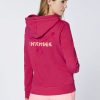 Damen chiemsee Sweatshirts & Sweatjacken | Label-Hoodie Aus Baumwollmix