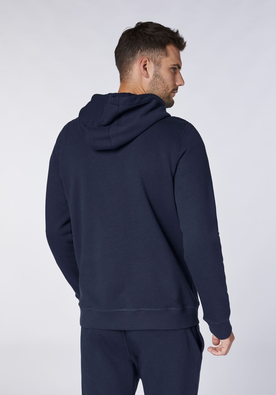 Herren chiemsee Sweatshirts & Sweatjacken | Basic-Hoodie Aus Baumwollmix Mit Logo