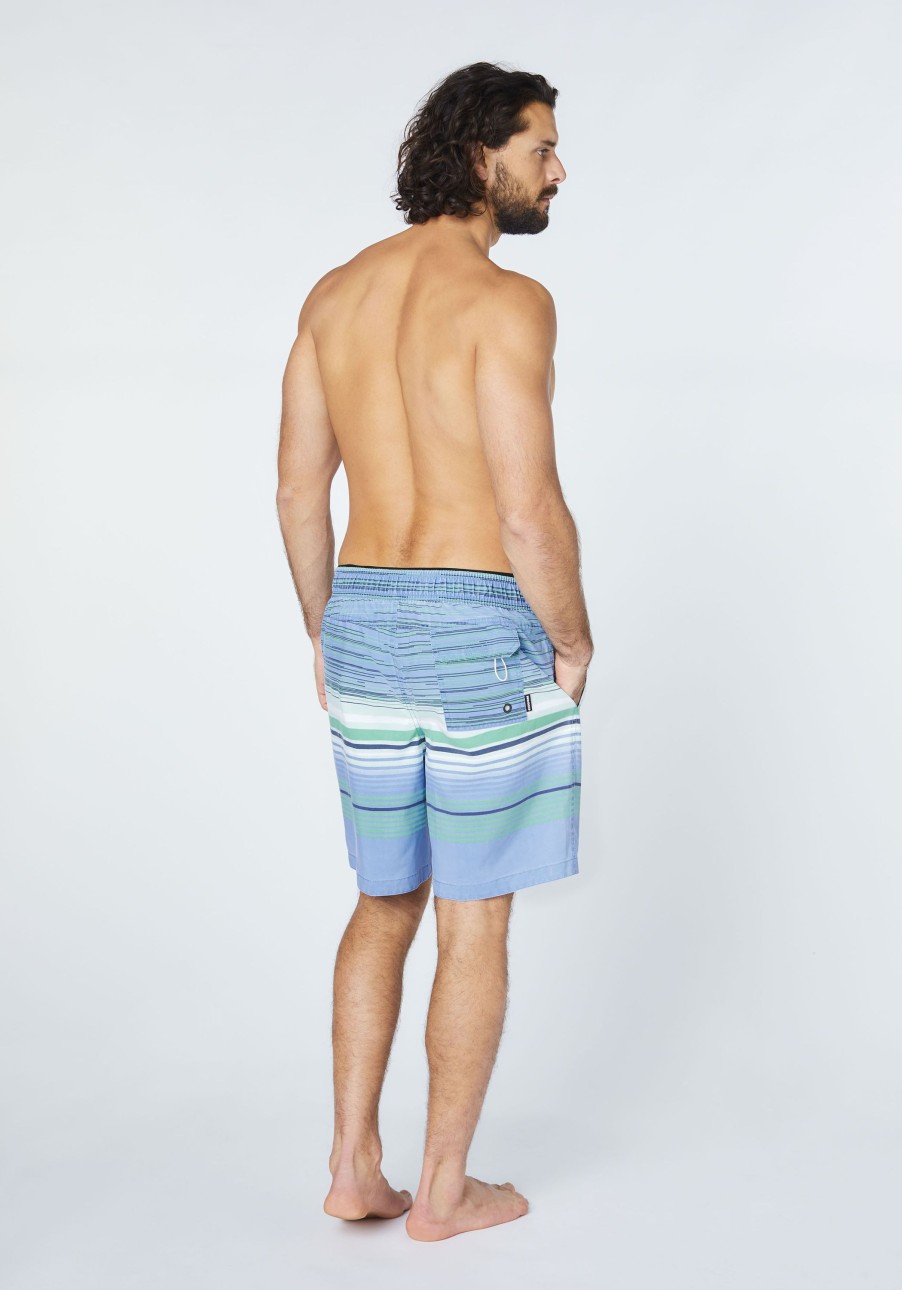 Herren chiemsee Badeshorts & Surfshorts | Knielange Badeshorts Mit Allover-Print Und Taschen