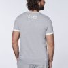 Herren chiemsee T-Shirts & Tanks | Two-Tone-Shirt Aus Jersey Mit Label-Print