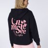 Damen chiemsee Sweatshirts & Sweatjacken | Loose-Fit Logo-Hoodie Aus Baumwollmix Mit Zipper