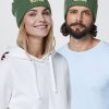 Accessoires chiemsee | Gerippte Unisex-Beanie Mit Plus-Minus-Patch