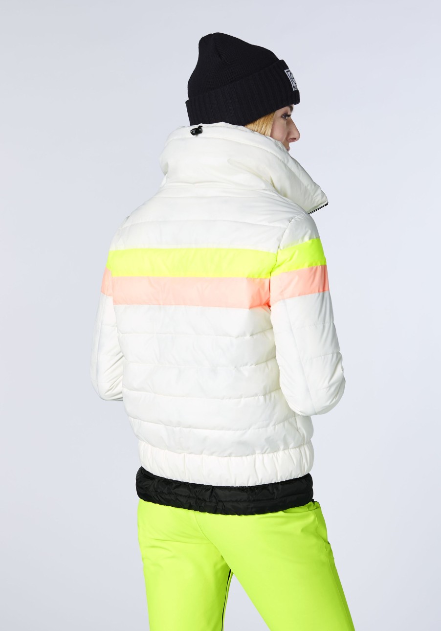 Damen chiemsee Jacken & Westen | Wattierte O-Shape-Steppjacke Mit Colour-Blocking