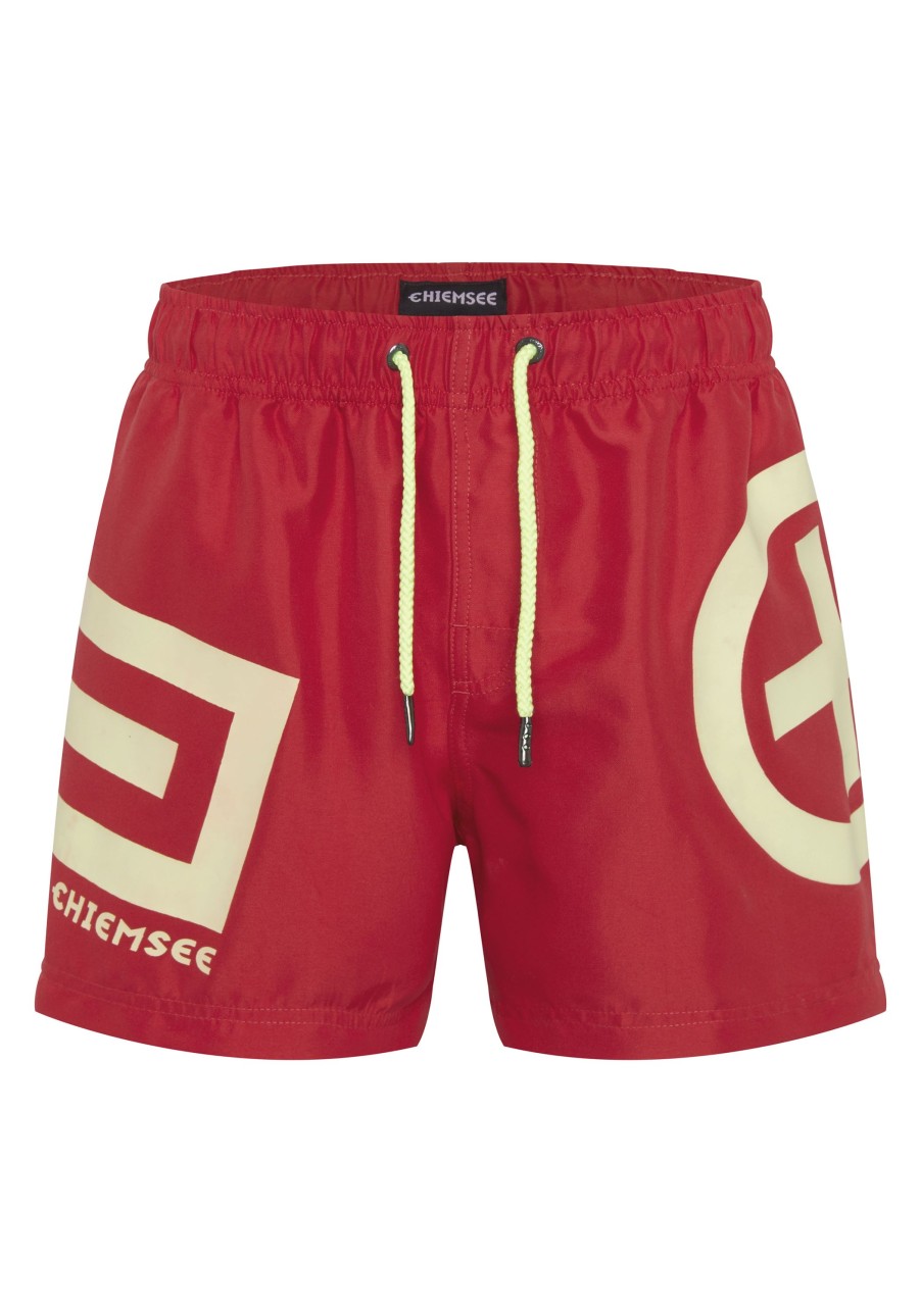 Kinder chiemsee Badeshorts | Jungen-Badeshorts Im Plus-Minus-Design