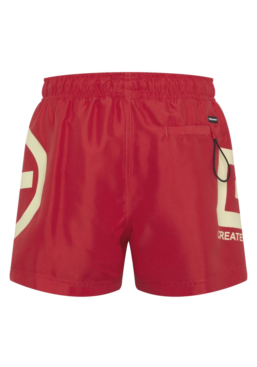 Kinder chiemsee Badeshorts | Jungen-Badeshorts Im Plus-Minus-Design