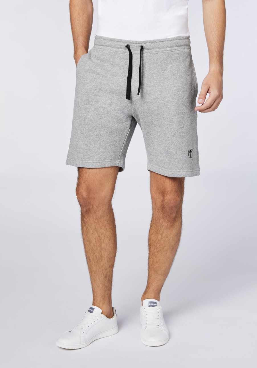 Herren chiemsee Hosen & Shorts | Regular-Fit Bermuda-Shorts Aus Sweat Mit Logo-Akzent