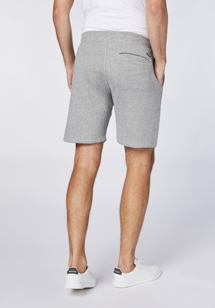 Herren chiemsee Hosen & Shorts | Regular-Fit Bermuda-Shorts Aus Sweat Mit Logo-Akzent